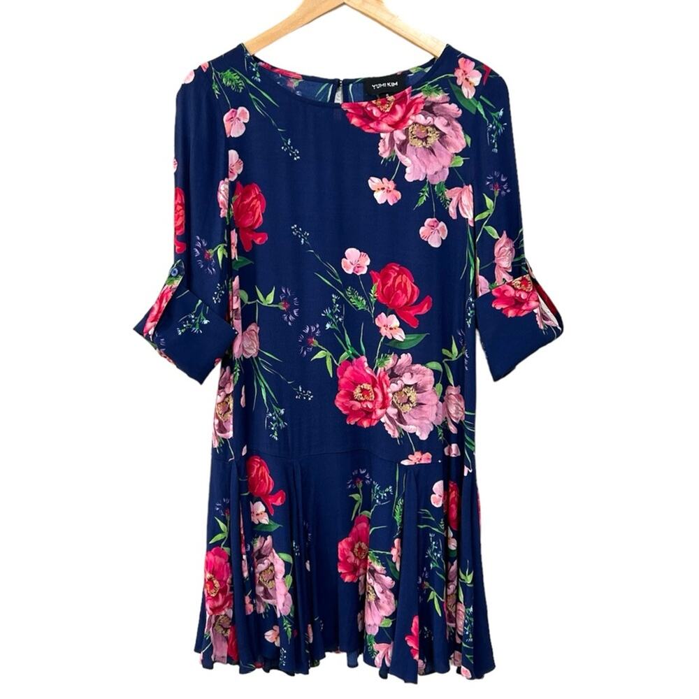 Yumi kim everlasting midnight floral dress womens size small